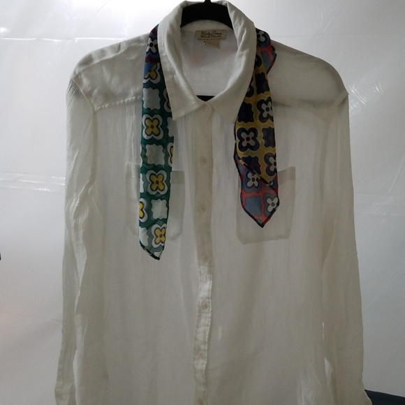 Lucky Brand Tops - Lucky brand shirt with scarf